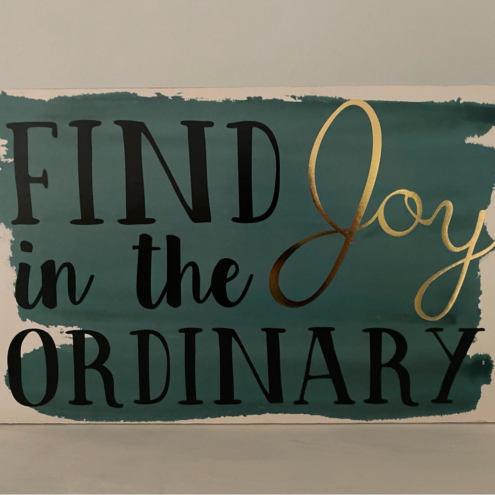 Wooden sign